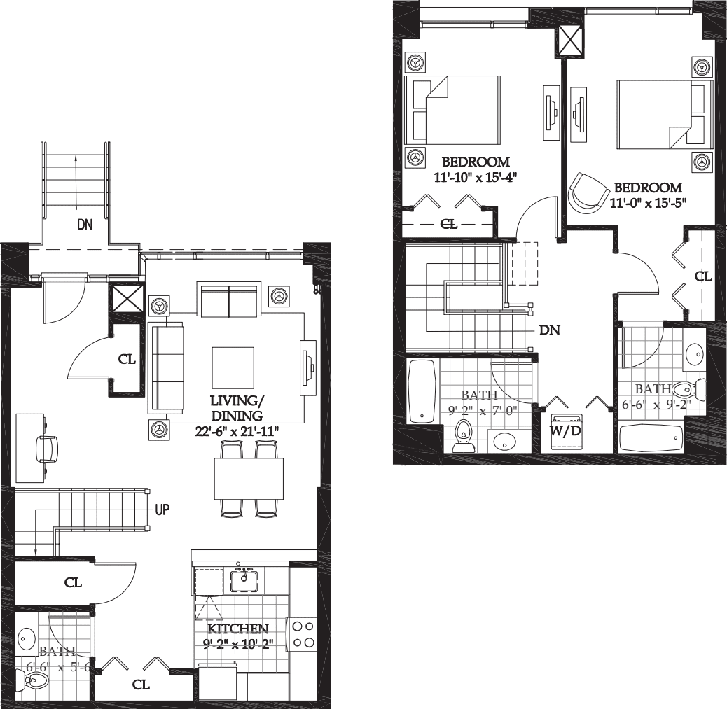 Asteria 2 BR Townhome