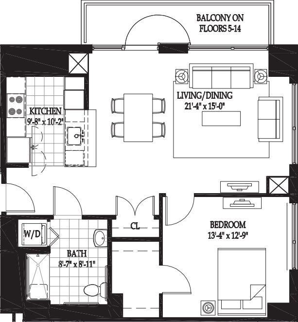 Vesta 2B floorplan