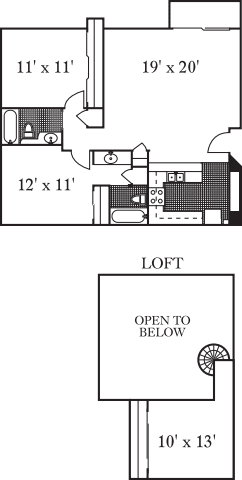 The Monterey with loft floorplan
