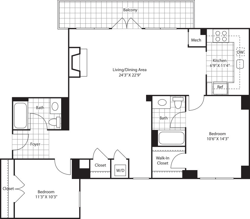 Raleigh floorplan