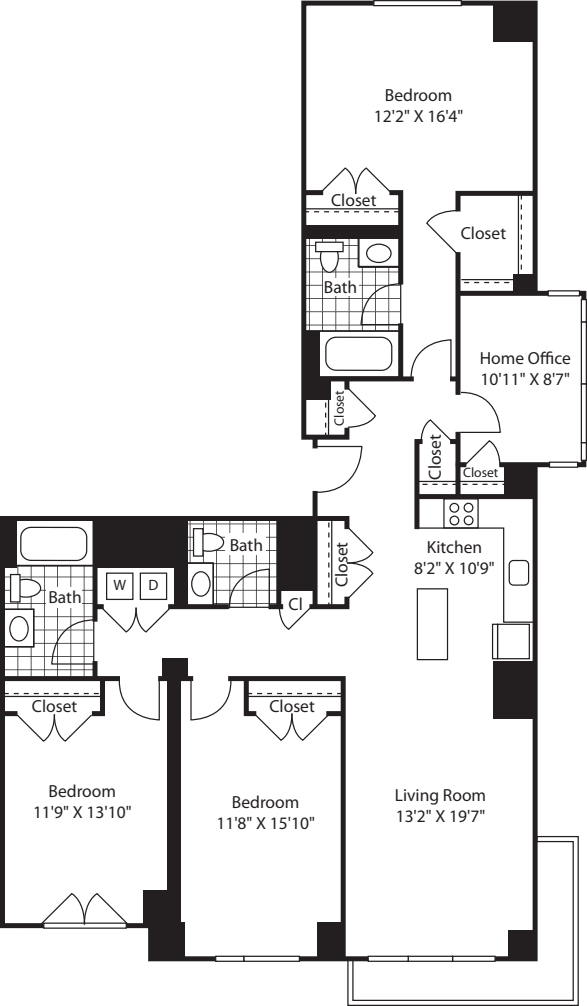 3 Bed (South) - 1801