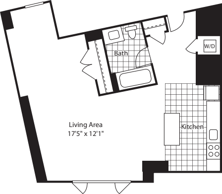 Studio (North)- 705 floorplan