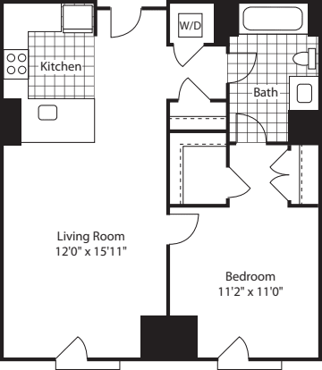 1 Bed (North)- 676