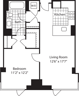 1 Bed (North)- 728
