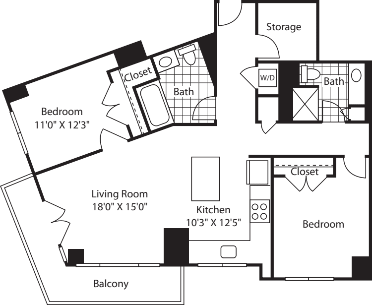 Unit 716 floorplan