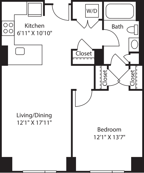 Unit 106 floorplan