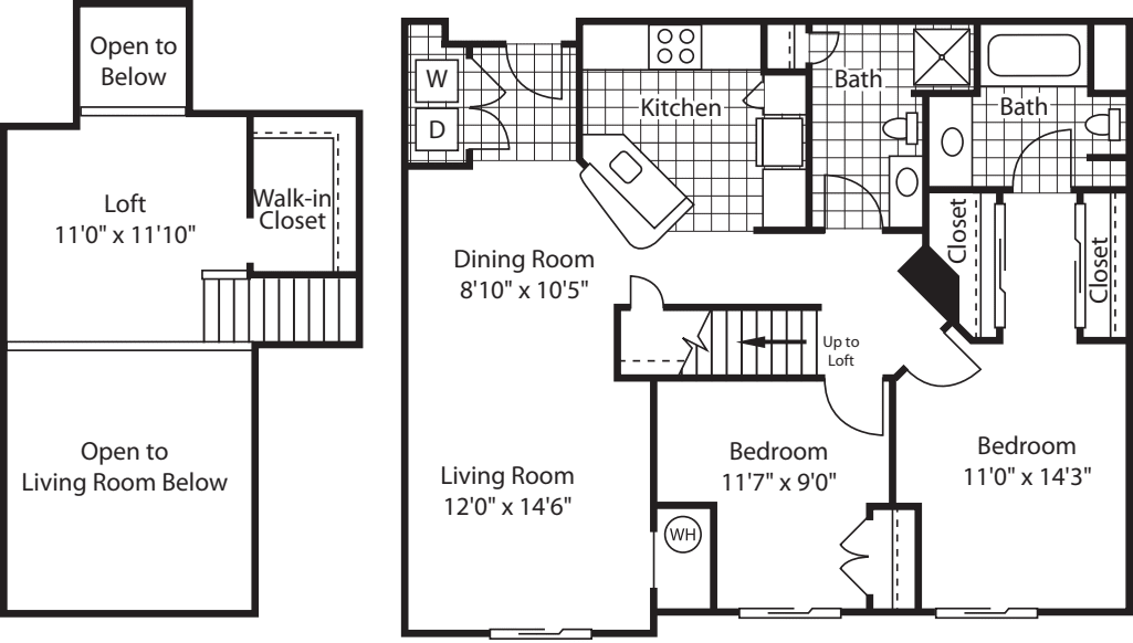 Bearden (with den) floorplan