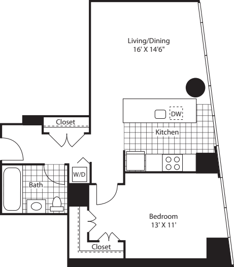 Large One Bedroom