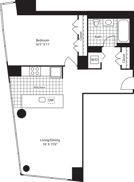 One Bedroom F FL 14-27