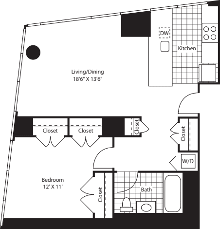 One Bedroom BG FL 47-79