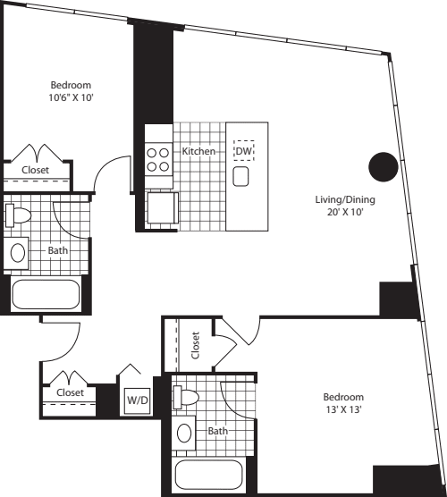 Two Bedroom D43-46