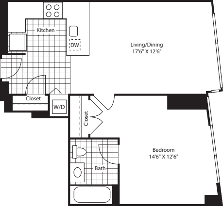 One Bed Ukit FL 28-42
