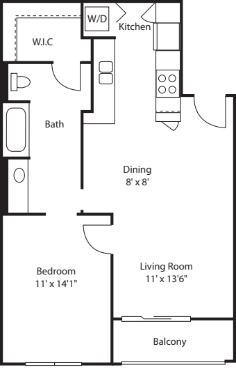 One Bedroom 655