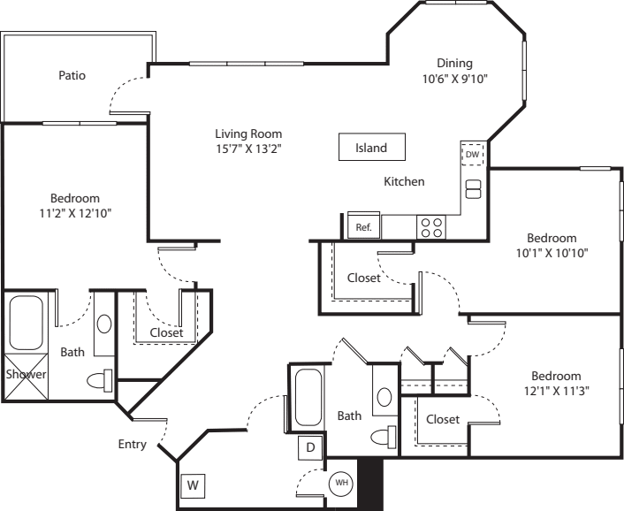 Three Bed C-1 - Phase II