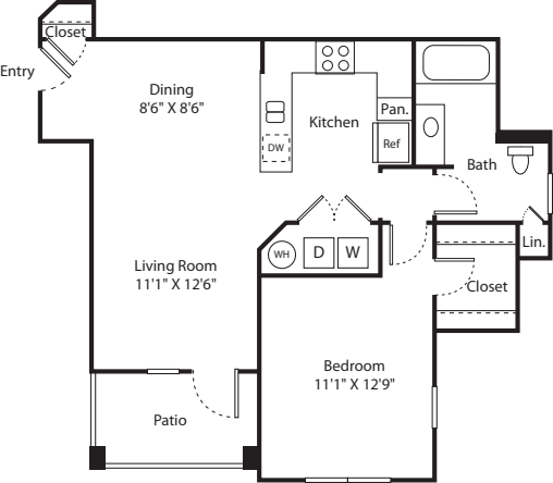 One Bed A-1 - Phase II