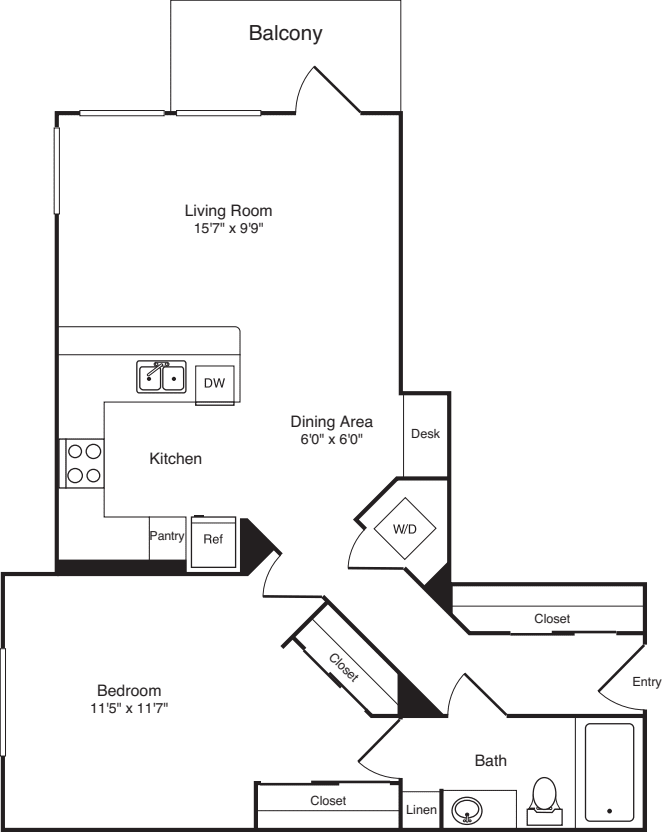 One Bed A-4 - Phase III