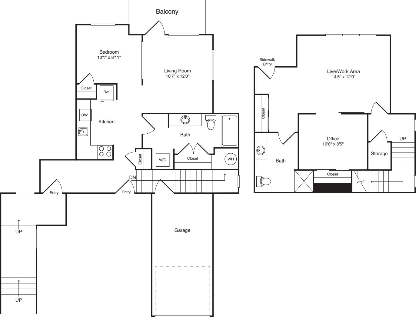 Live Work 1 - Phase III floorplan