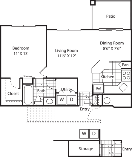 One Bed A-1 - Phase I