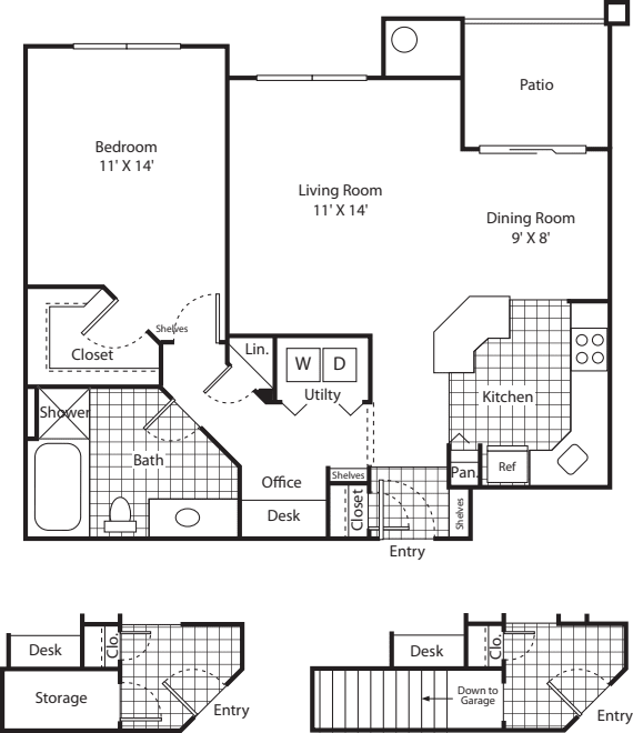 One Bed A-3 - Phase I