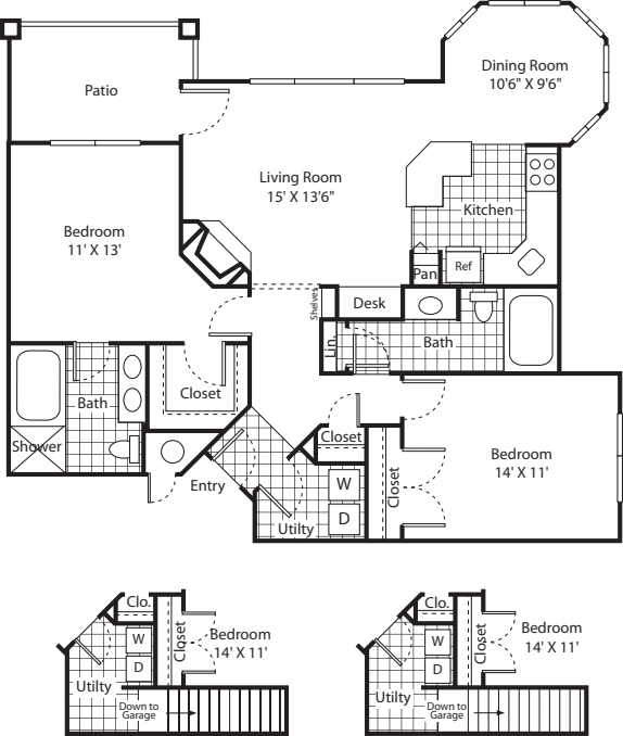Two Bed B-3 - Phase I
