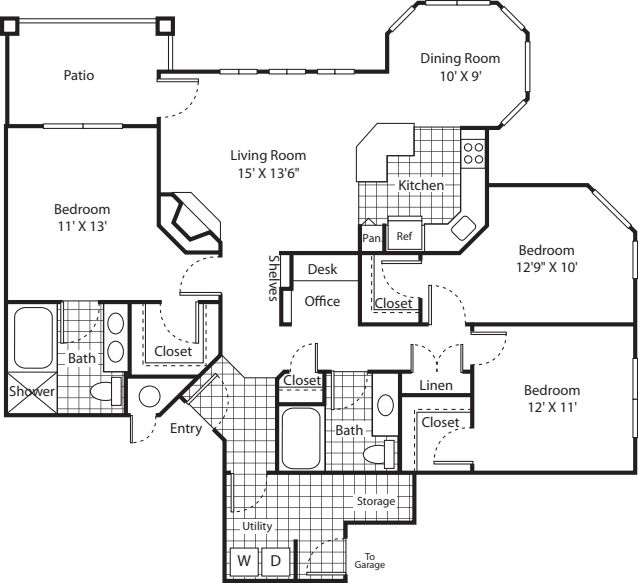 Three Bed C-1 - Phase I