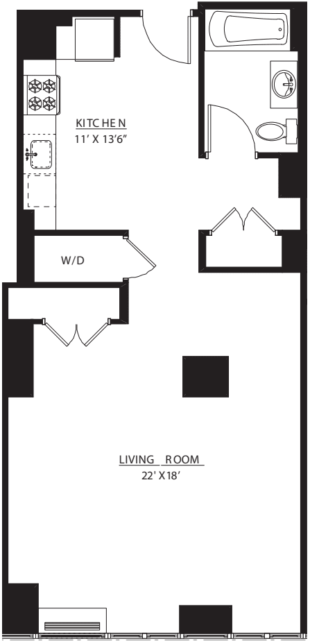 5K Loft floorplan