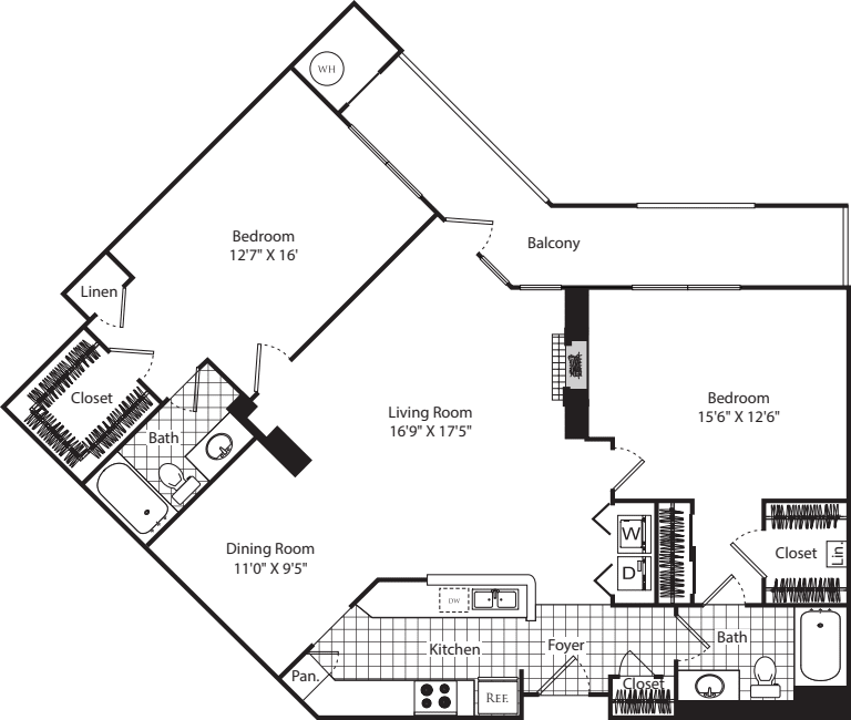 D8 (Penthouse) floorplan