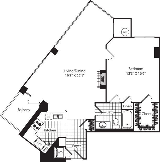 B6 (Penthouse) floorplan