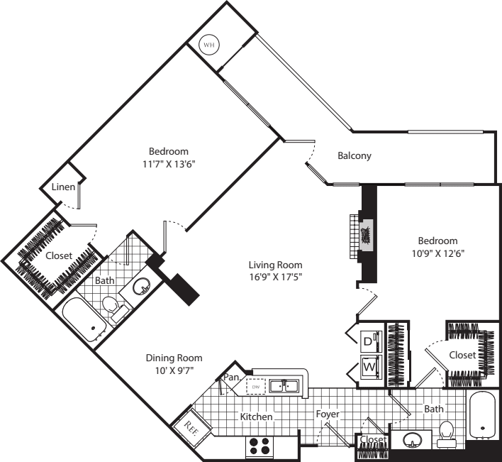 D9 (Penthouse) floorplan