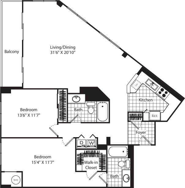 D5 (Penthouse) floorplan