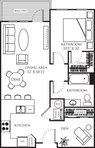 A22 with Study floorplan