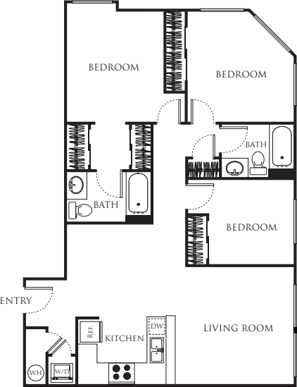 Three Bedroom 1110