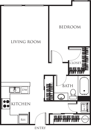 One Bedroom 680