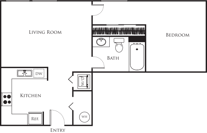 One Bedroom 537