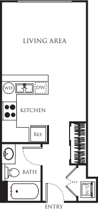 Studio 375 floorplan