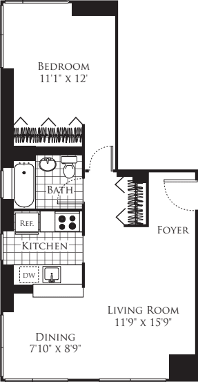 Unit H6 floorplan