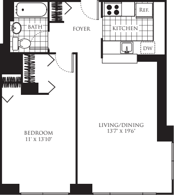 Unit H floorplan