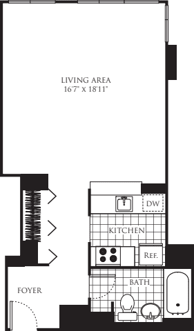 Unit B floorplan