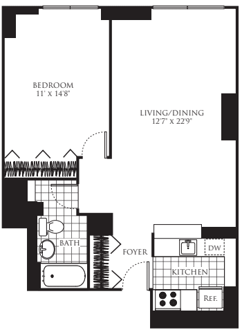 Unit C floorplan