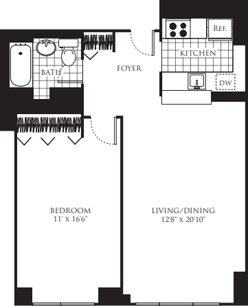 Unit D floorplan