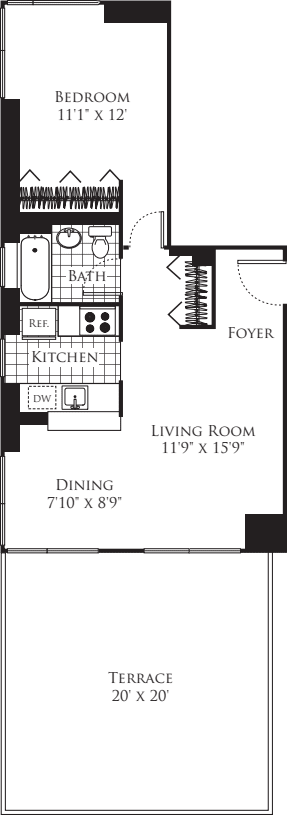 Unit H_FL6 floorplan