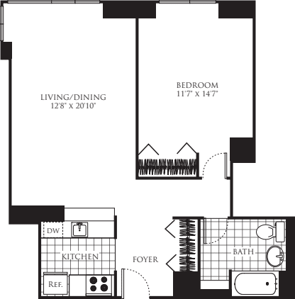 Unit K_fl3-5 floorplan