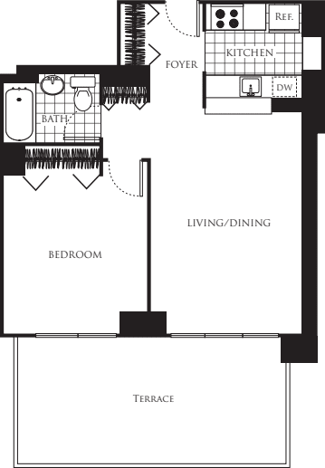 Unit F-fl3 floorplan