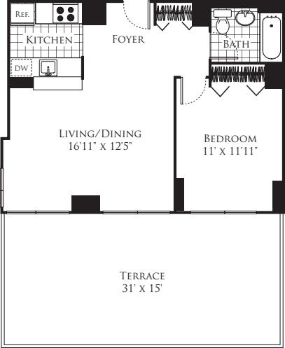 Unit G_FL6 floorplan