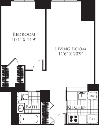 L 691 with Rooftop Terrace floorplan