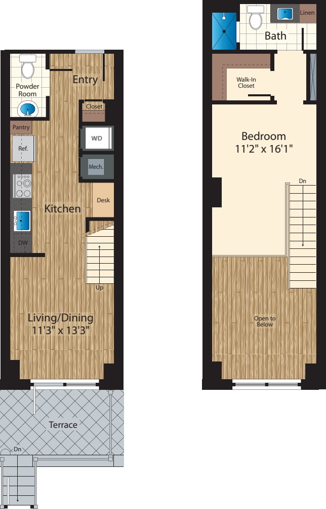 Unit 101 floorplan