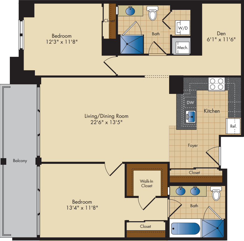 Clarendon floorplan