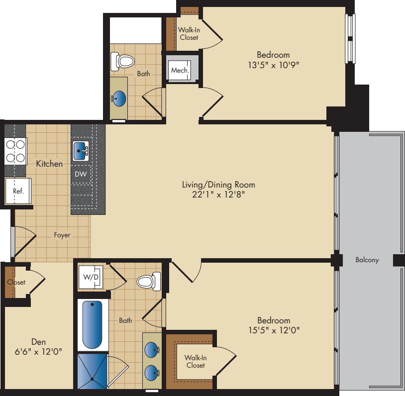 Rosslyn floorplan