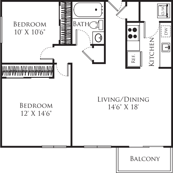 2 Bedroom F