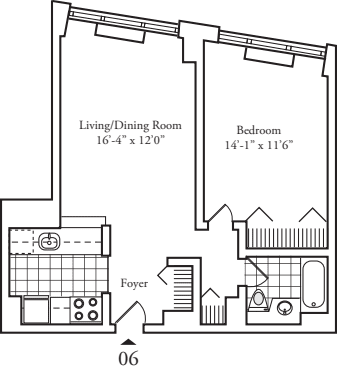Residence 06, floors 3-8